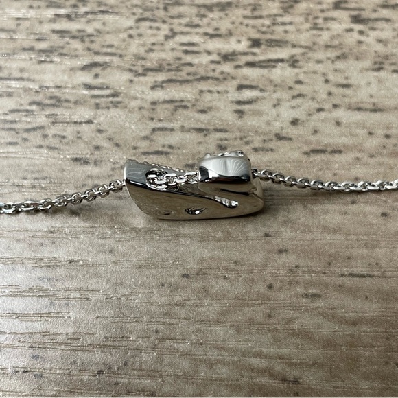 Swarovski Rhodium Crystal Iconic Swan Necklace - Picture 8 of 11